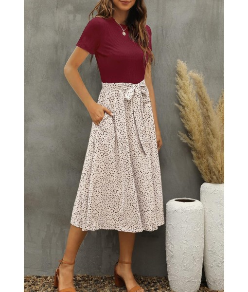 Zattcas Women 2025 Summer Dress Short Sleeve Ribbed Teacher Church Modest Business Casual Work Outfits Midi Dress