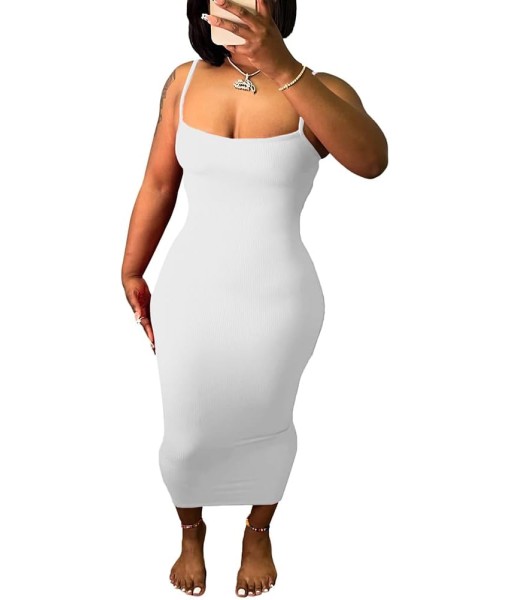 Women's Casual Short Sleeve Dress T Shirt Bodycon Dresses Ribbed V Neck Maxi Sundress Basic Party Club Dress with Pocket