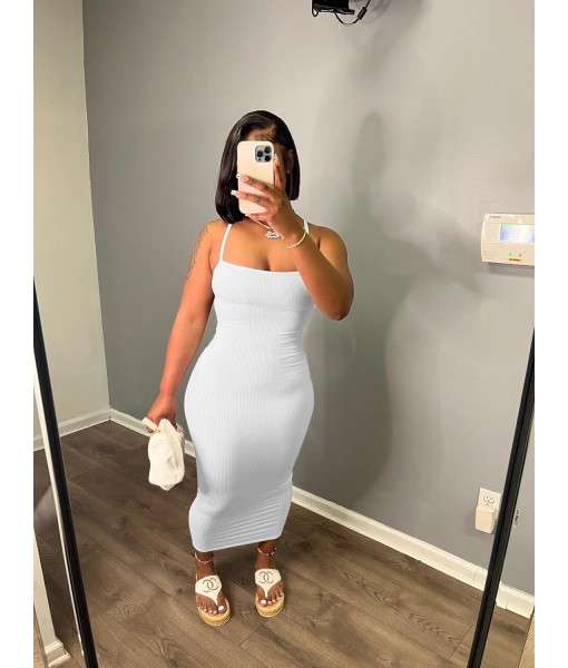 Women's Casual Short Sleeve Dress T Shirt Bodycon Dresses Ribbed V Neck Maxi Sundress Basic Party Club Dress with Pocket