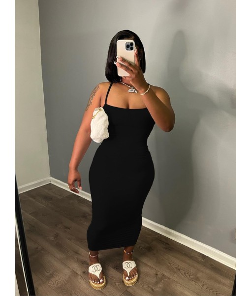 Women's Casual Short Sleeve Dress T Shirt Bodycon Dresses Ribbed V Neck Maxi Sundress Basic Party Club Dress with Pocket