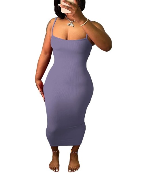 Women's Casual Short Sleeve Dress T Shirt Bodycon Dresses Ribbed V Neck Maxi Sundress Basic Party Club Dress with Pocket