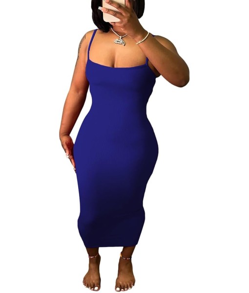 Women's Casual Short Sleeve Dress T Shirt Bodycon Dresses Ribbed V Neck Maxi Sundress Basic Party Club Dress with Pocket