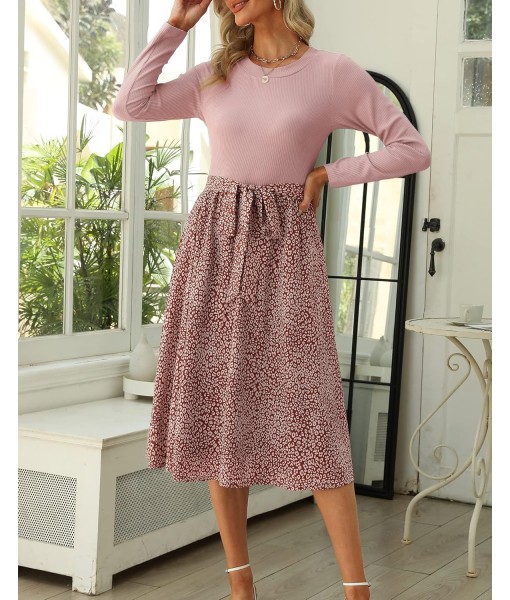 Zattcas Women 2025 Summer Dress Short Sleeve Ribbed Teacher Church Modest Business Casual Work Outfits Midi Dress