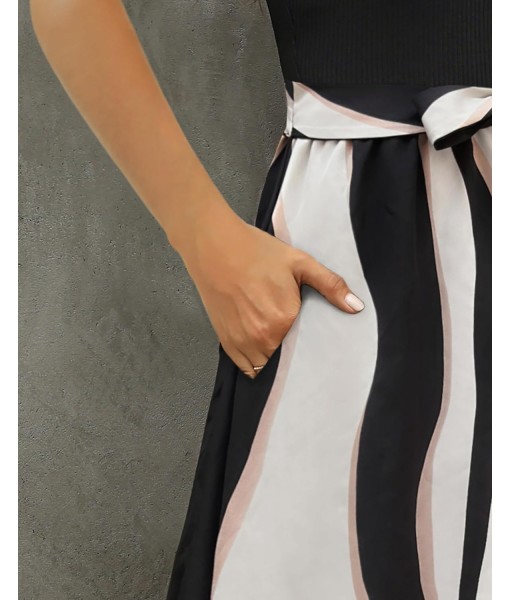 Zattcas Women 2025 Summer Dress Short Sleeve Ribbed Teacher Church Modest Business Casual Work Outfits Midi Dress