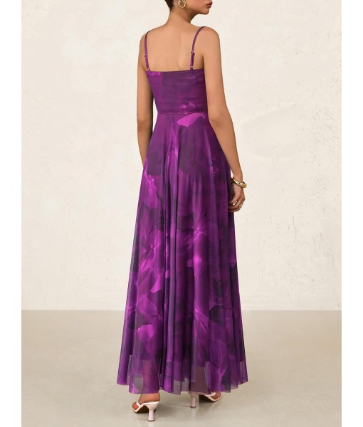 BTFBM Women Summer Floral Maxi Dresses Elegant Spaghetti Strap Dress Printed Party Dress Beach Long Dresses