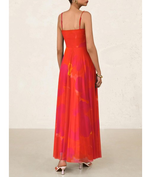 BTFBM Women Summer Floral Maxi Dresses Elegant Spaghetti Strap Dress Printed Party Dress Beach Long Dresses