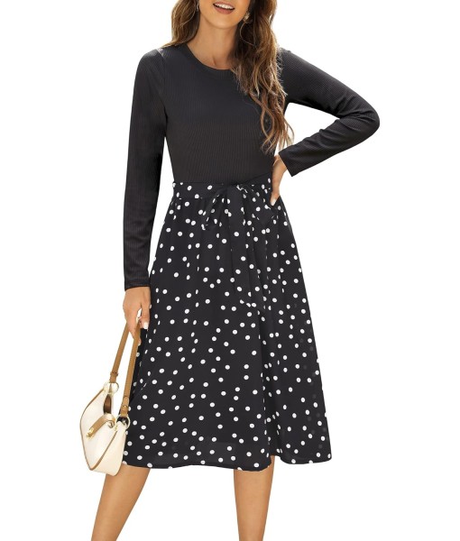 Zattcas Women 2025 Summer Dress Short Sleeve Ribbed Teacher Church Modest Business Casual Work Outfits Midi Dress