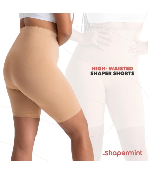 SHAPERMINT Shapewear for Women - High-Waisted Shapewear Tummy Control Shorts, Faja Body Shaper, Underwear for Women