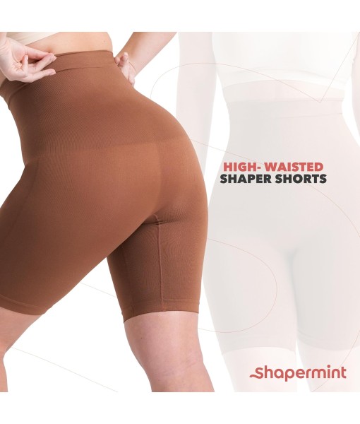 SHAPERMINT Shapewear for Women - High-Waisted Shapewear Tummy Control Shorts, Faja Body Shaper, Underwear for Women