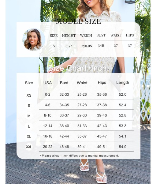 Kranda Women 2025 Summer Fall Collared V Neck Short Sleeve Button Down Chiffon Long Tiered Floral Maxi Dress with Pockets