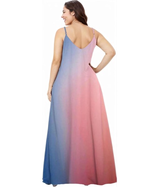 Women's Summer Maxi Dress Long Dress Casual Boho Sleeveless Strap Smocked Tiered Long Beach Sun Dresses