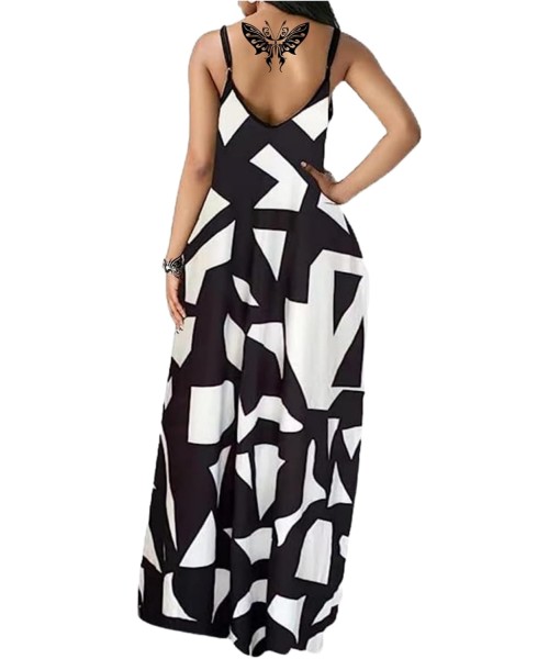 Women's Summer Maxi Dress Long Dress Casual Boho Sleeveless Strap Smocked Tiered Long Beach Sun Dresses