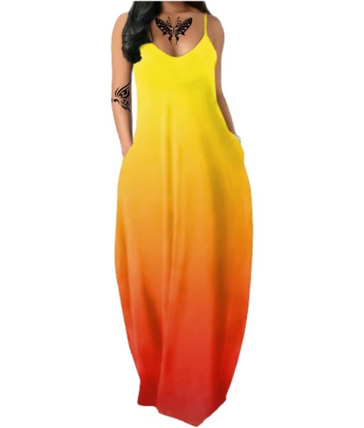 Women's Summer Maxi Dress Long Dress Casual Boho Sleeveless Strap Smocked Tiered Long Beach Sun Dresses
