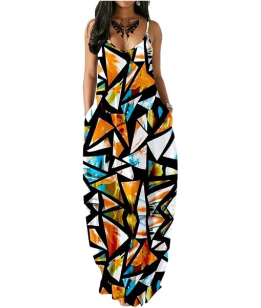 Women's Summer Maxi Dress Long Dress Casual Boho Sleeveless Strap Smocked Tiered Long Beach Sun Dresses