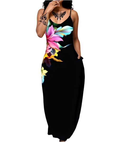 Women's Summer Maxi Dress Long Dress Casual Boho Sleeveless Strap Smocked Tiered Long Beach Sun Dresses