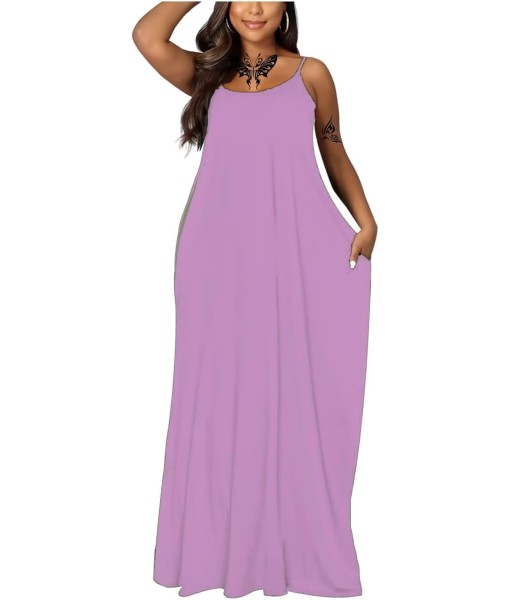 Women's Summer Maxi Dress Long Dress Casual Boho Sleeveless Strap Smocked Tiered Long Beach Sun Dresses