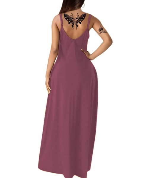 Women's Summer Maxi Dress Long Dress Casual Boho Sleeveless Strap Smocked Tiered Long Beach Sun Dresses