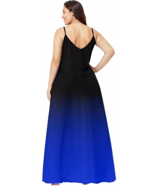 Women's Summer Maxi Dress Long Dress Casual Boho Sleeveless Strap Smocked Tiered Long Beach Sun Dresses
