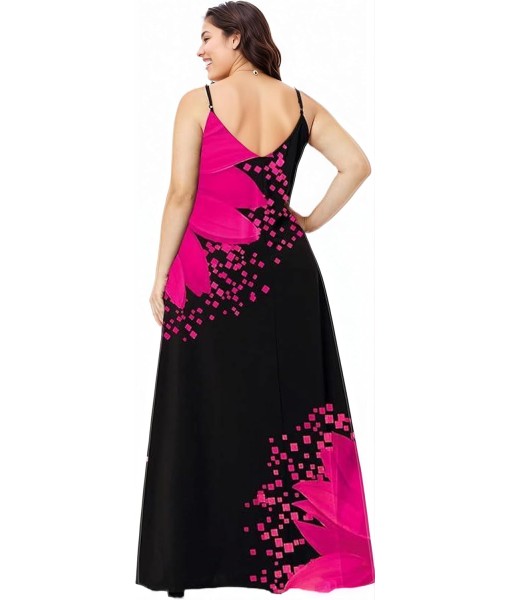 Women's Summer Maxi Dress Long Dress Casual Boho Sleeveless Strap Smocked Tiered Long Beach Sun Dresses