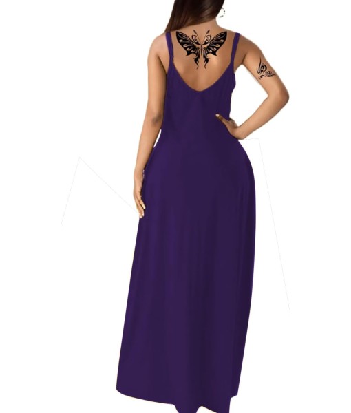 Women's Summer Maxi Dress Long Dress Casual Boho Sleeveless Strap Smocked Tiered Long Beach Sun Dresses