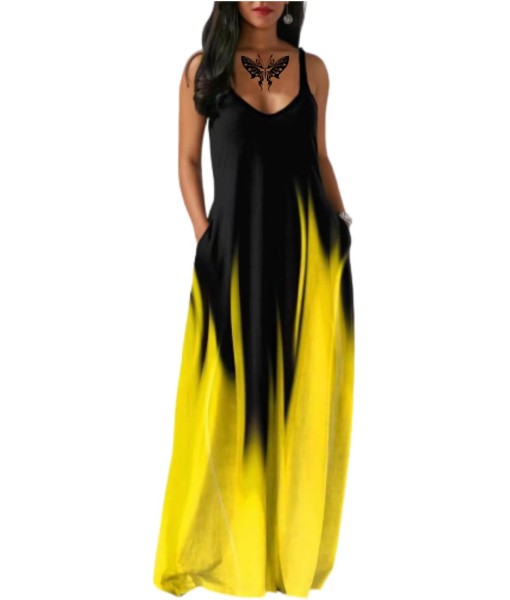 Women's Summer Maxi Dress Long Dress Casual Boho Sleeveless Strap Smocked Tiered Long Beach Sun Dresses