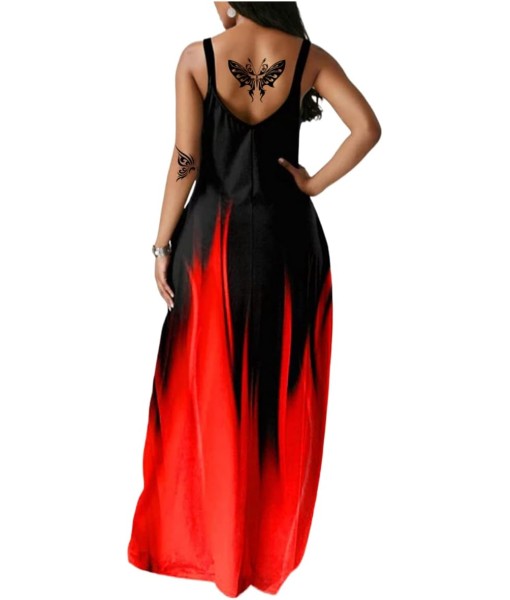 Women's Summer Maxi Dress Long Dress Casual Boho Sleeveless Strap Smocked Tiered Long Beach Sun Dresses