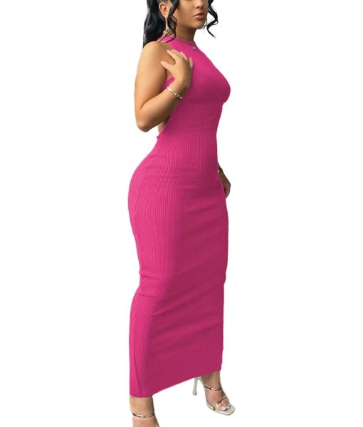 Nimsruc Women Summer Sexy Bodycon Maxi Dress Casual Long Dresses