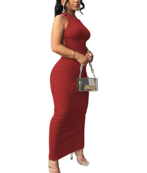 Nimsruc Women Summer Sexy Bodycon Maxi Dress Casual Long Dresses