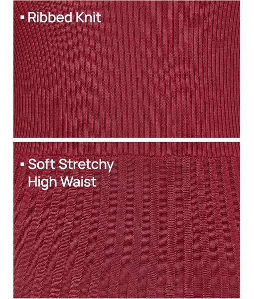 ZESICA Women's Long Sleeve Sweater Dress Fall 2025 Crewneck Ribbed Knit Pleated A-Line Maxi Wedding Guest Dresses