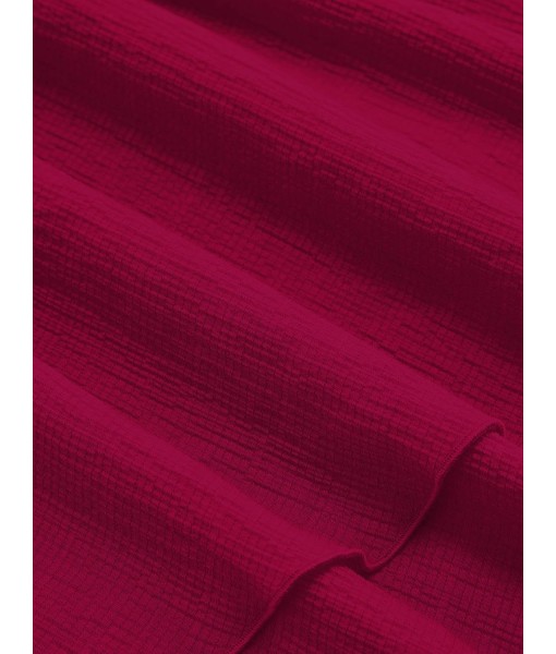 CIDER Women's Summer Cocktail Dress - Tube Ruched Ruffle Mini Dress
