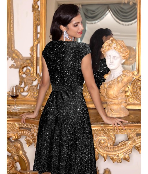 DRESSTELLS Women's Cocktail Dresses, Formal Wedding Guest Church Modest Party Prom Dress 2025