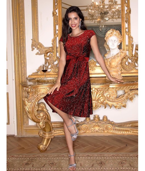 DRESSTELLS Women's Cocktail Dresses, Formal Wedding Guest Church Modest Party Prom Dress 2025