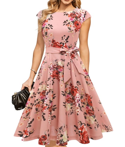 DRESSTELLS Women's Cocktail Dresses, Formal Wedding Guest Church Modest Party Prom Dress 2025