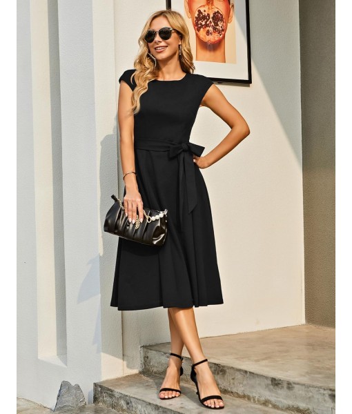 DRESSTELLS Women's Cocktail Dresses, Formal Wedding Guest Church Modest Party Prom Dress 2025