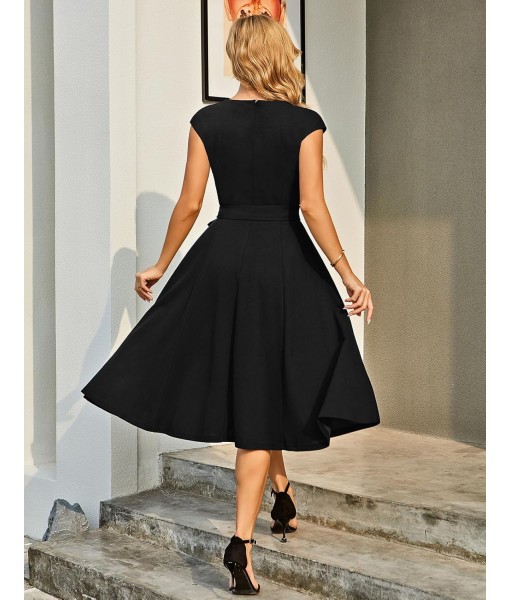DRESSTELLS Women's Cocktail Dresses, Formal Wedding Guest Church Modest Party Prom Dress 2025