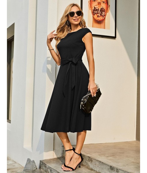 DRESSTELLS Women's Cocktail Dresses, Formal Wedding Guest Church Modest Party Prom Dress 2025