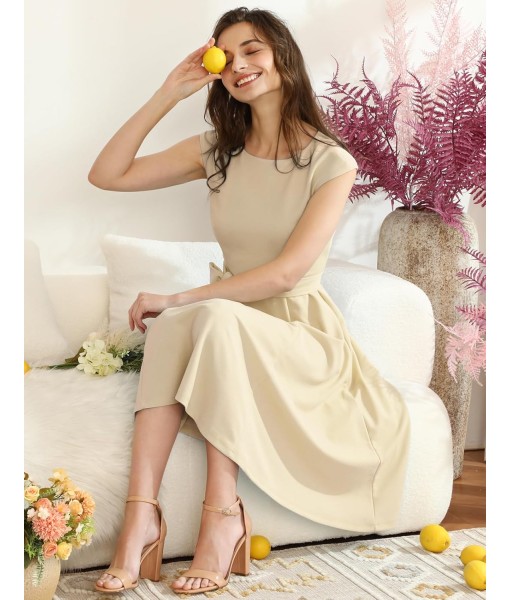 DRESSTELLS Women's Cocktail Dresses, Formal Wedding Guest Church Modest Party Prom Dress 2025