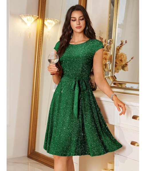 DRESSTELLS Women's Cocktail Dresses, Formal Wedding Guest Church Modest Party Prom Dress 2025
