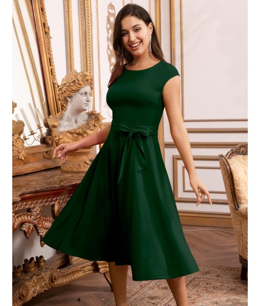 DRESSTELLS Women's Cocktail Dresses, Formal Wedding Guest Church Modest Party Prom Dress 2025