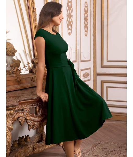 DRESSTELLS Women's Cocktail Dresses, Formal Wedding Guest Church Modest Party Prom Dress 2025