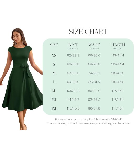 DRESSTELLS Women's Cocktail Dresses, Formal Wedding Guest Church Modest Party Prom Dress 2025