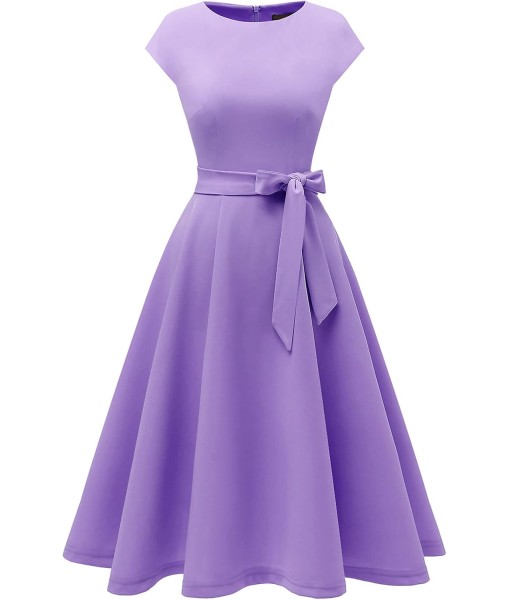 DRESSTELLS Women's Cocktail Dresses, Formal Wedding Guest Church Modest Party Prom Dress 2025