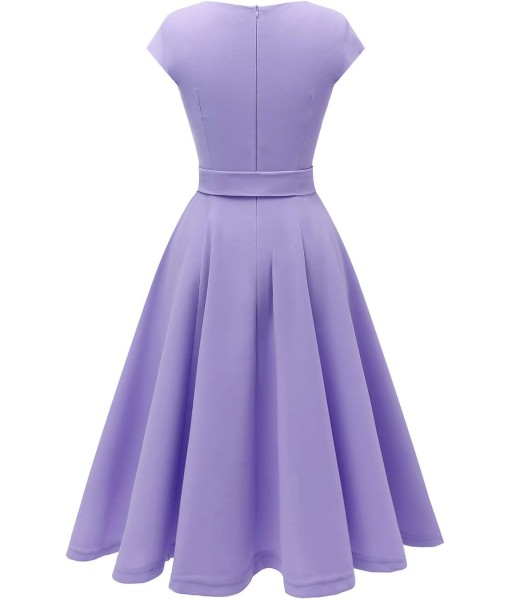 DRESSTELLS Women's Cocktail Dresses, Formal Wedding Guest Church Modest Party Prom Dress 2025