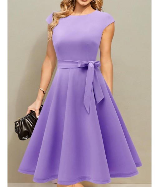 DRESSTELLS Women's Cocktail Dresses, Formal Wedding Guest Church Modest Party Prom Dress 2025
