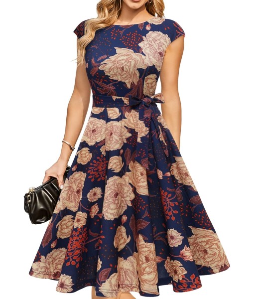 DRESSTELLS Women's Cocktail Dresses, Formal Wedding Guest Church Modest Party Prom Dress 2025