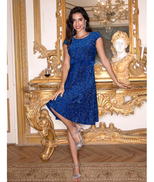 DRESSTELLS Women's Cocktail Dresses, Formal Wedding Guest Church Modest Party Prom Dress 2025