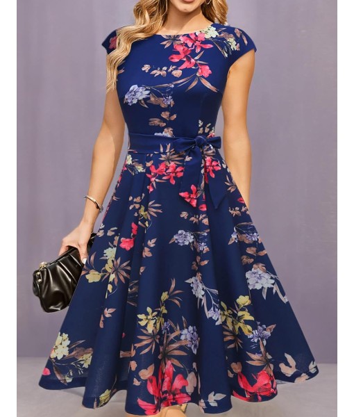 DRESSTELLS Women's Cocktail Dresses, Formal Wedding Guest Church Modest Party Prom Dress 2025