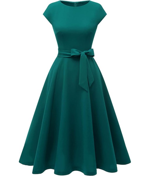DRESSTELLS Women's Cocktail Dresses, Formal Wedding Guest Church Modest Party Prom Dress 2025