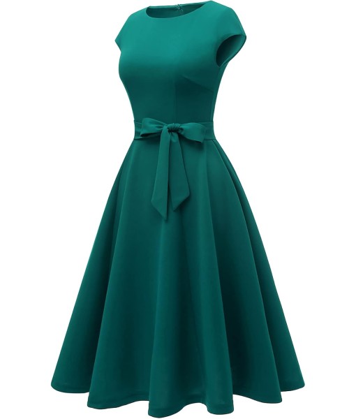 DRESSTELLS Women's Cocktail Dresses, Formal Wedding Guest Church Modest Party Prom Dress 2025
