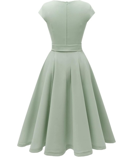 DRESSTELLS Women's Cocktail Dresses, Formal Wedding Guest Church Modest Party Prom Dress 2025